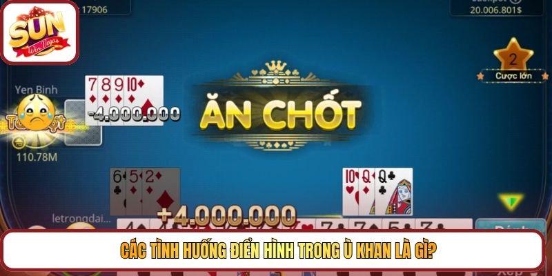 Các tình huống điển hình trong ù khan là gì?