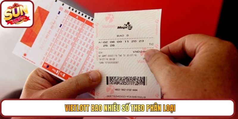 Vietlott bao nhiêu số theo phân loại